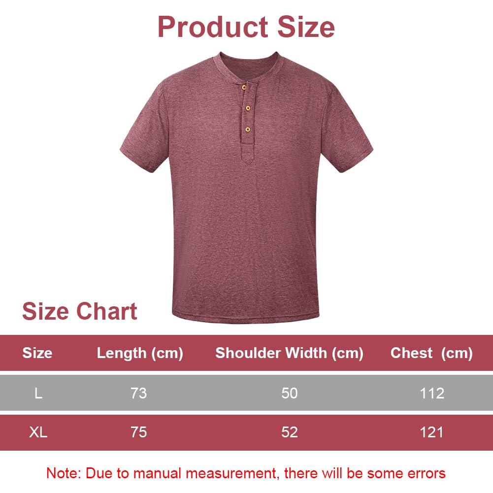 Męska koszulka na co dzień z kołnierzem dziadka, koszule z guzikami inteligentna koszulka z półguzikami slim fit bez kołnierza koszulki polo letnie topy z krótkim rękawem dla mężczyzn sportowa