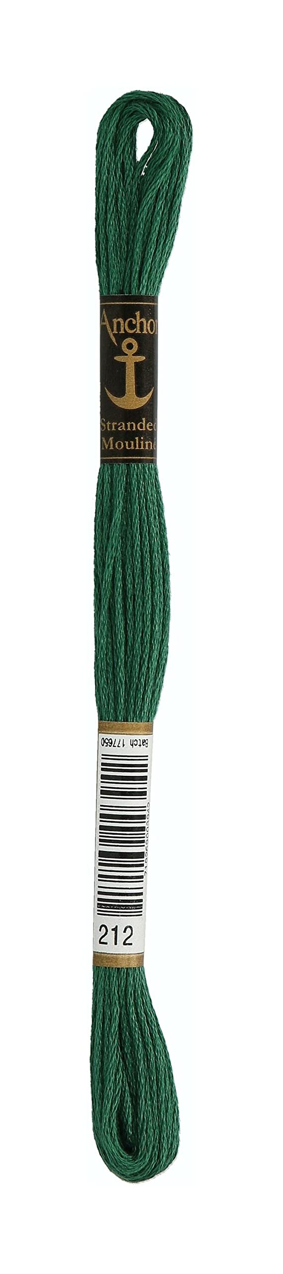 Anchor 4635000 100% Cotton Embroidery Thread, Cotton, 00212 Buchsgrün, buchsgrün — image 1