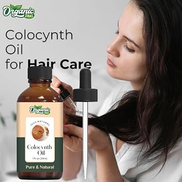 Organic Zing Colocynth Oil 30 ml (1.01 fl oz) – Cold Pressed Carrier Oil for Traditional Joint Care Formulations & Specialist Topical Preparations