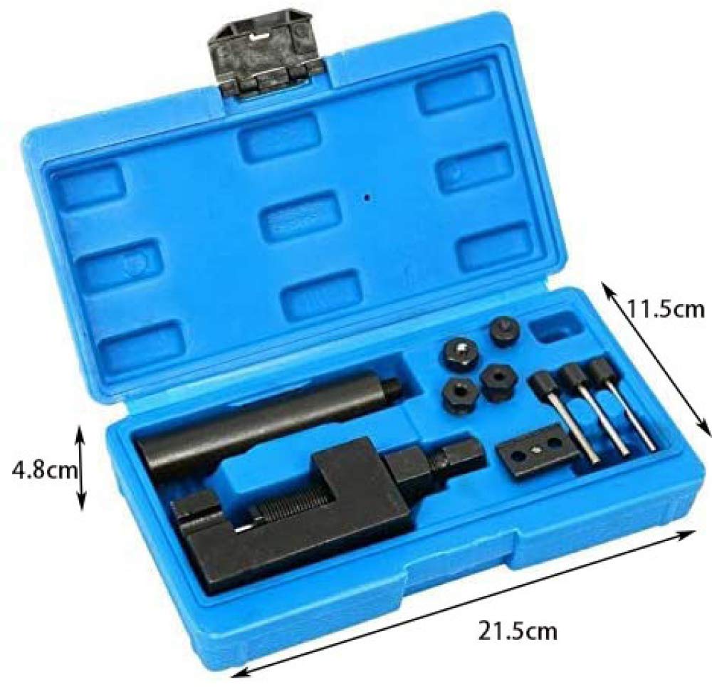 CLQ Kit rompicatena per camma per Motocicletta Attrezzo per Rivetto per taglierina 520/525/530/630 Passo Smontaggio Catena di distribuzione per Moto e Biciclette