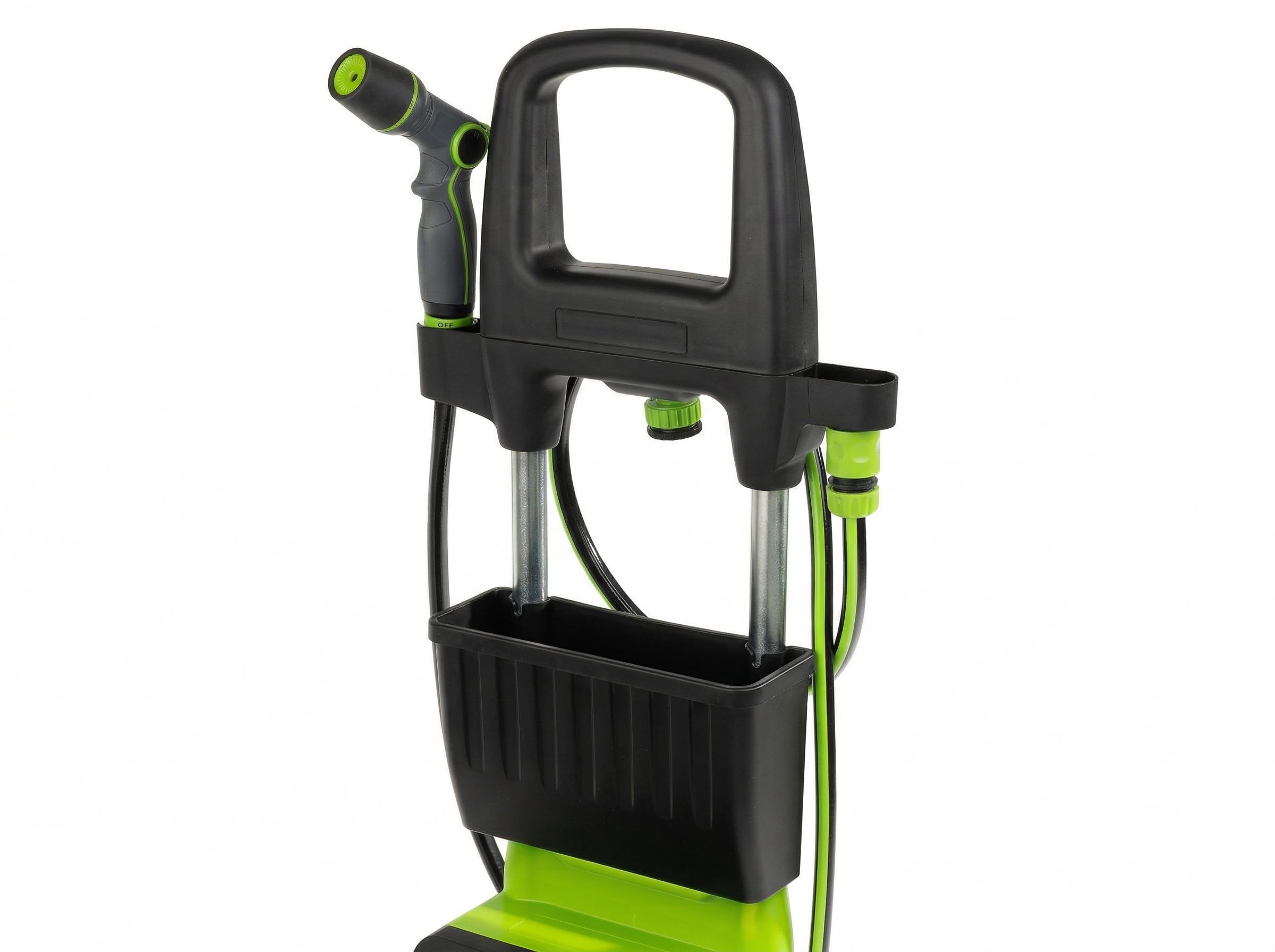 Baricus Gartenschlauchwagen mit 30m Schlauch Komplettset Schlauchwagen mit Kurbel mobil mit Rädern Schlauchaufroller Gartenbewässerung – B-Ware