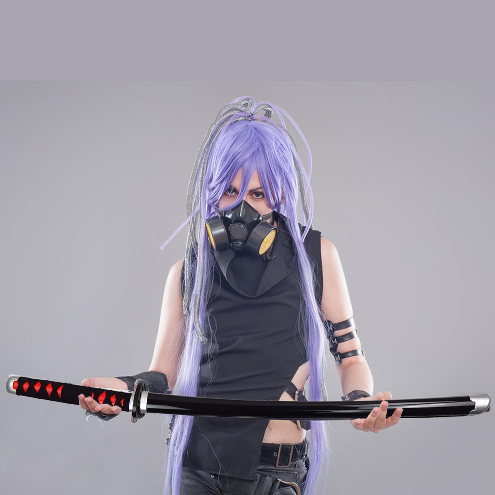 Katana Demon Spada, Uccisore di Demoni Katana, Kamado Tanjirou Katana 104 Cm, Spada Demon, Anime Cosplay Props, Adulto Regalo Festa Favore