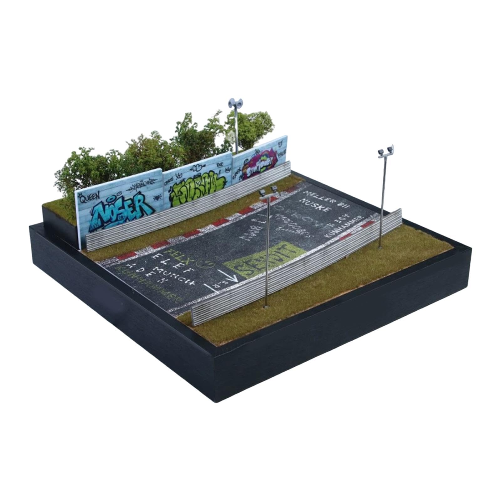 harayaa Ausstellungsständer für Modellautos im Maßstab 1:64, Aufbewahrung für Modellautos, Organizer für Foto-Requisiten, Hintergrund, Diorama, Garage,