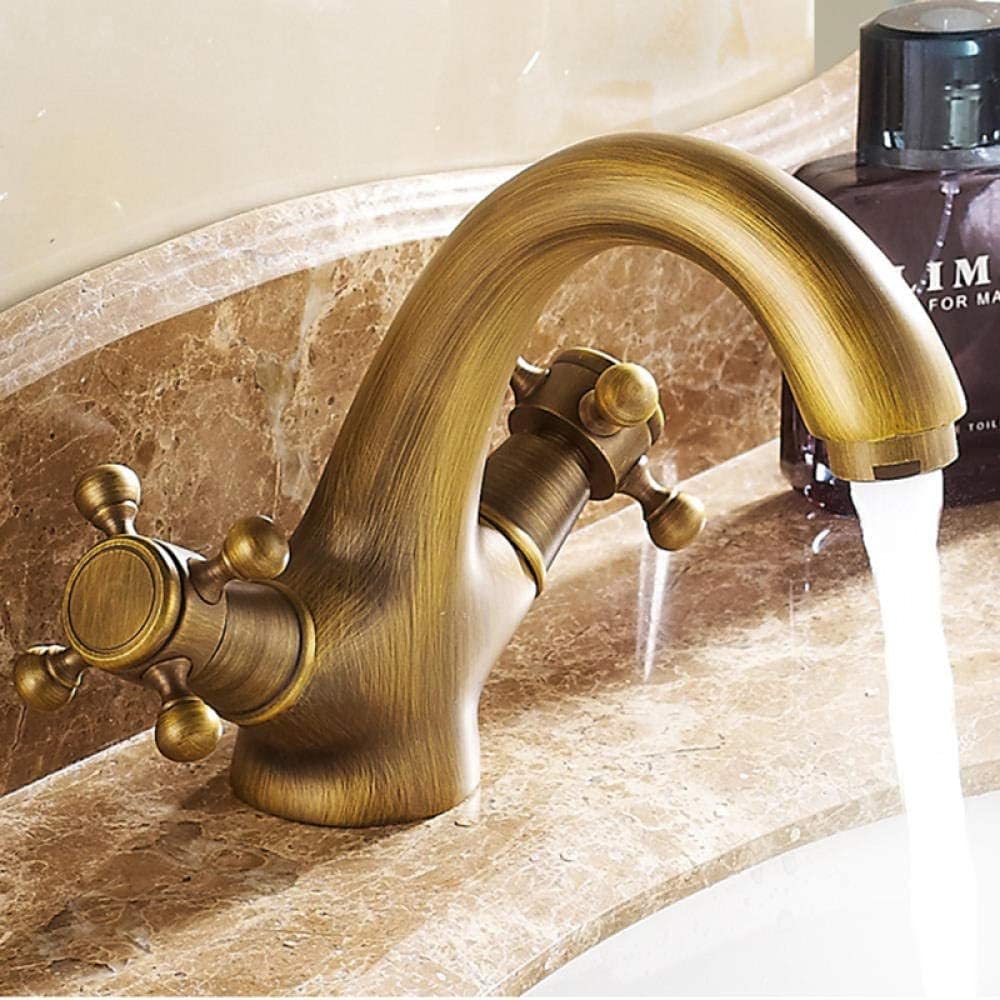 Mitigeur de lavabo en laiton pour remplacer un robinet qui fuit avec style antique