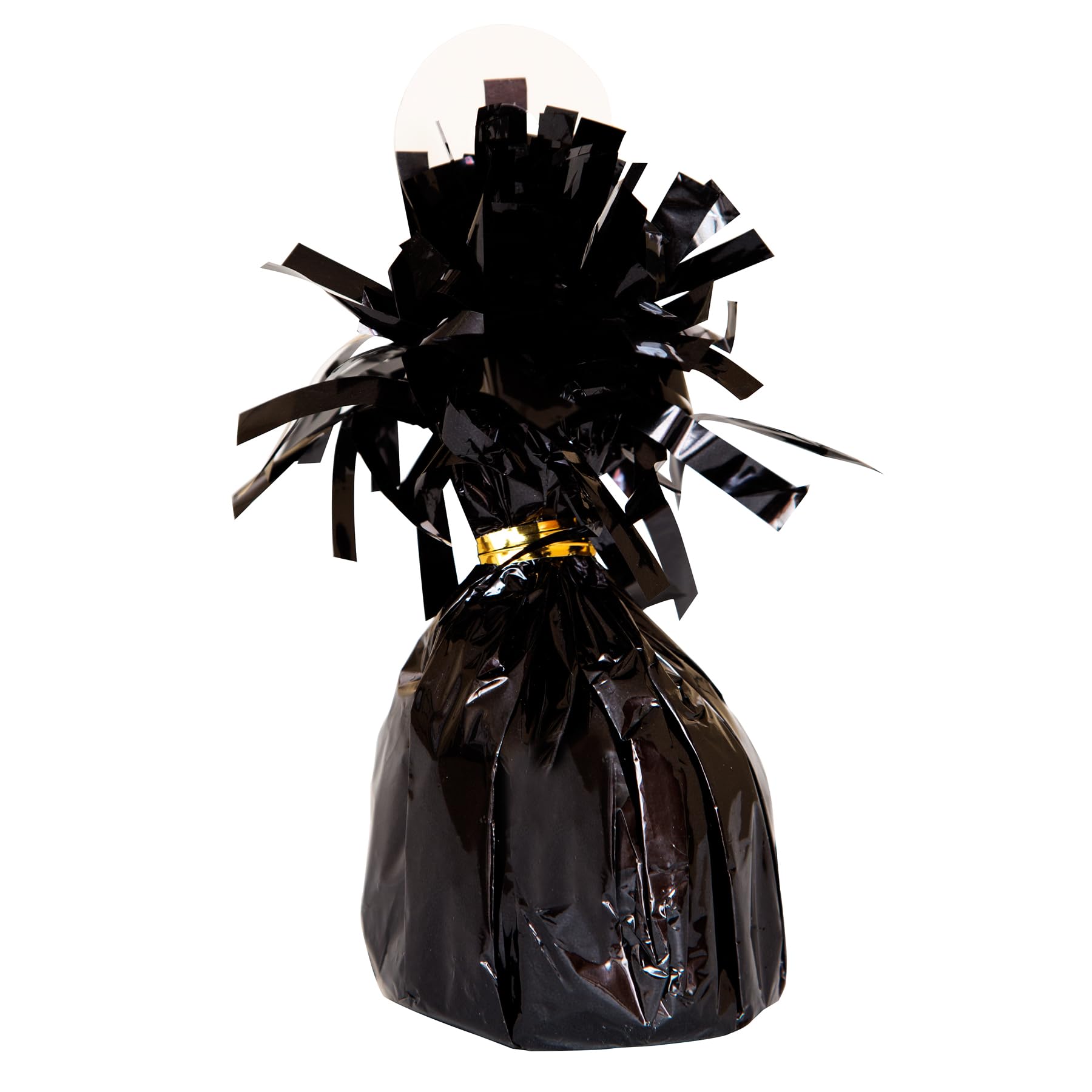 Unique 85634 - Foil Balloon Weight - Black Colour - 1 Count (Pack of 1)