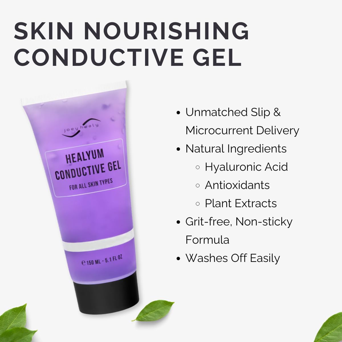 Joey Healy Face Renovation Device, Microcurrent Facial Sculpting, Smoothing & Skin Tightening + Microcurrent Gel with Hyaluronic Acid & Plant Extracts - Image 5