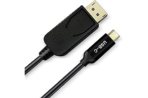 USB-C to DisplayPort Cable: 8K/4K High-Definition Display Connectivity