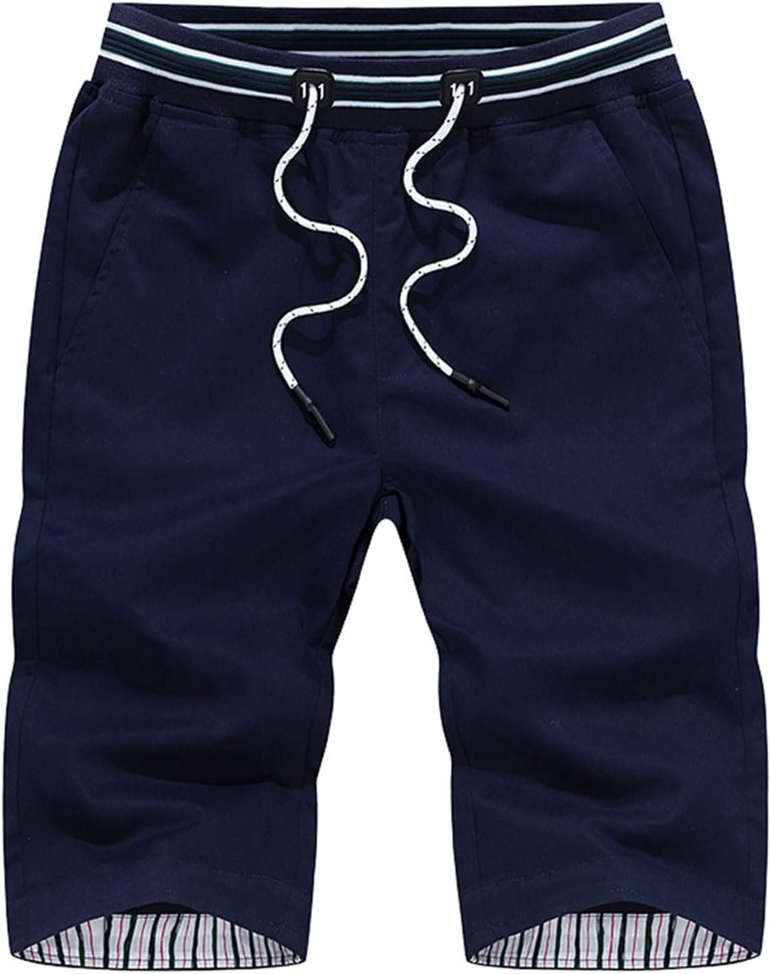 Spritumn Men ShortsMens Long 3/4 Length Knee Short Summer Swim Shorts Swimming Shorts, Mens Shorts Swim Trunks Quick Sport Beach Surfing Swimming Water Pants