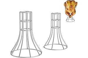 SafBbcue Chicken Roasting Stand Turkey Smoker Stand
