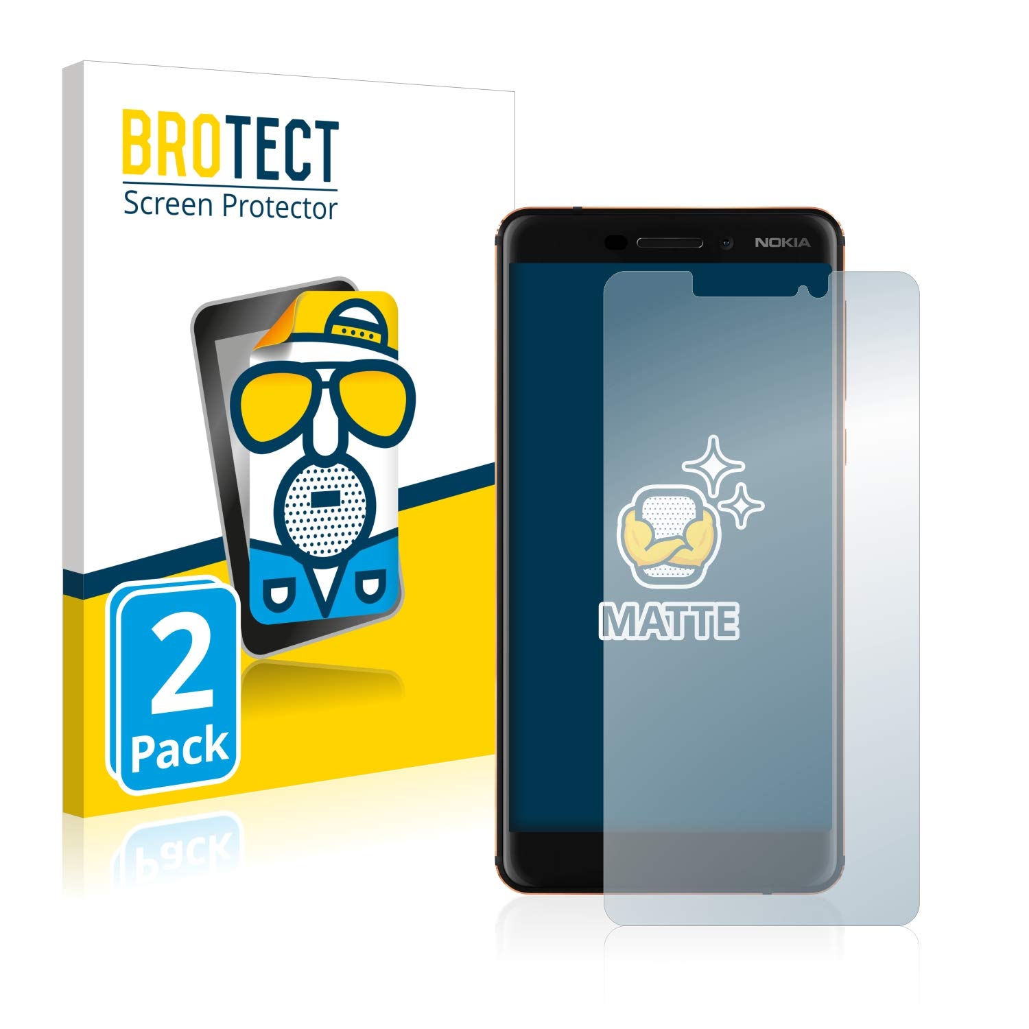 PELLICOLA PROTETTIVA 3MK 9H per Nokia XR20 | Autoriparante, Facile Installazione