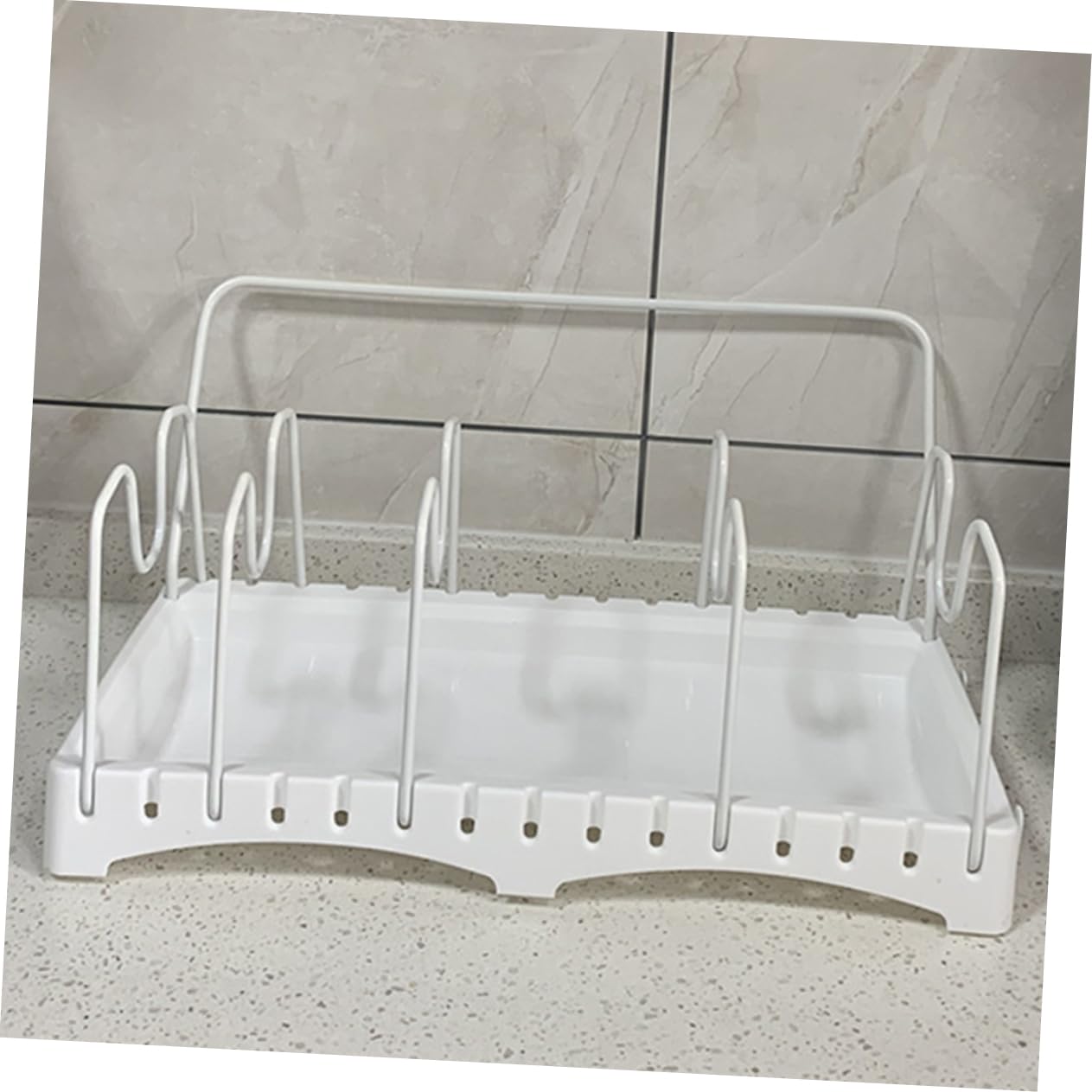 Alipis Rejilla Para Tapas De Ollas Ajustable Organizador De Cocina Para Tablas De Cortar y Tapas De Ollas Para Almacenamiento De Cocina