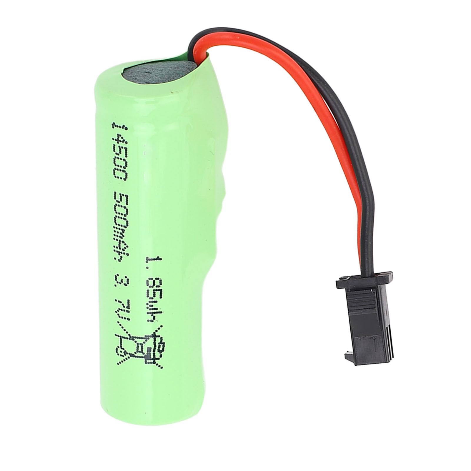 VGEBY RC Lithium Battery, 3.7V 500mah High Capacity Remote Control Car Battery Lightweight Reliable Performance Replacement Lithium Battery RC Car Accessories for Remote Control Car