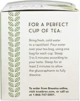 Vista 4 de Té Brassica Té Verde Sencha descafeinado con truebroc, 16 bolsitas de té