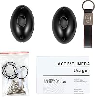 Kaser Univerzális Fotocella Pár Garázskapuhoz - Infravörös Biztonsági Fénysorompó 15m Hatótávolsággal 12V/24V AC/DC Relé Kimenettel 5
