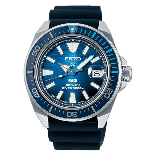 Orologio Uomo Seiko Prospex King Samurai Blu Srpj93K1 Acciaio E Silicone