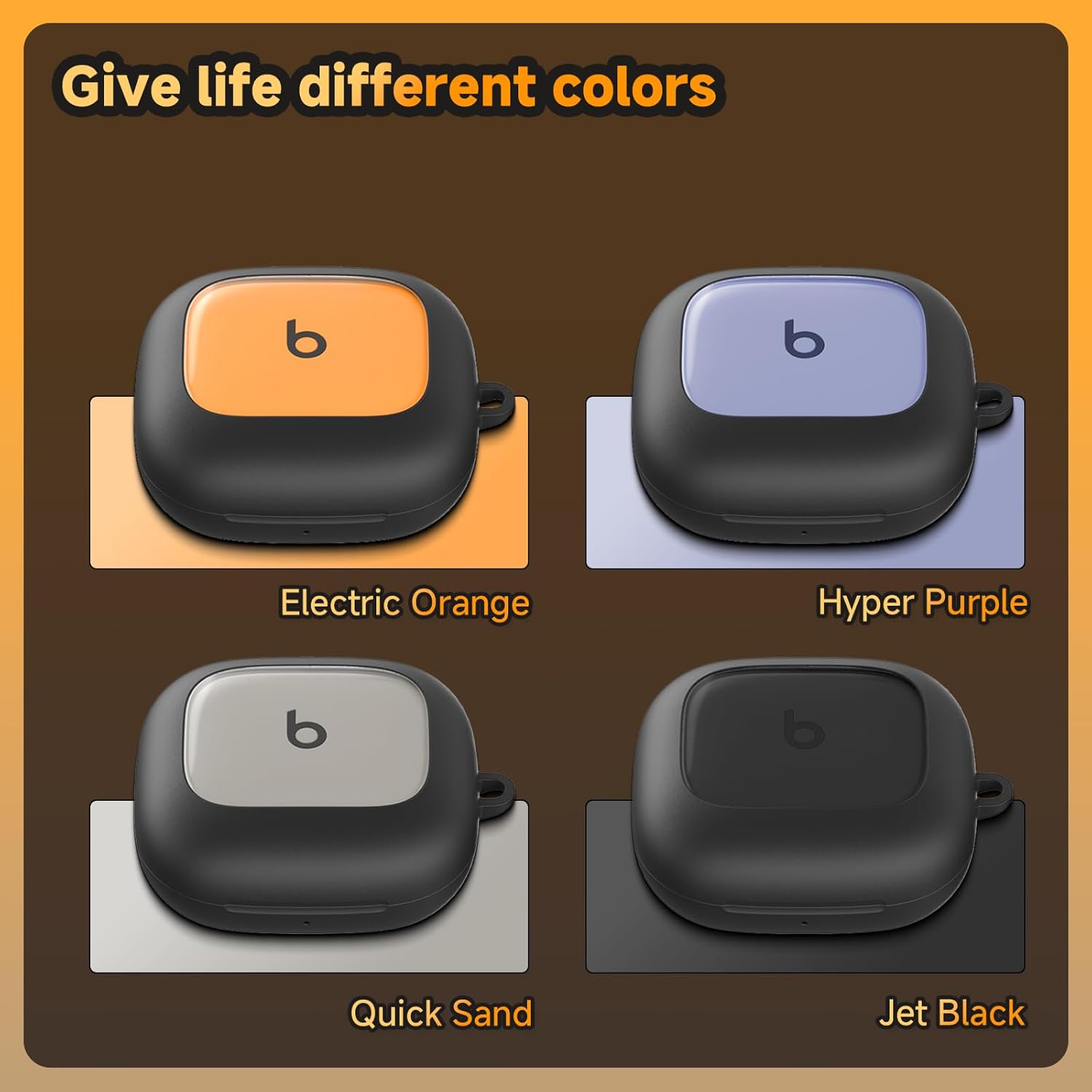 Geyo for Beats Powerbeats Pro 2 Case Cover (2025), Supports Magnetic Wireless Charging, Shockproof and Drop-Proof Protective Cover, Magnetic Locking Protective Case with Keyring, Black - Image 7