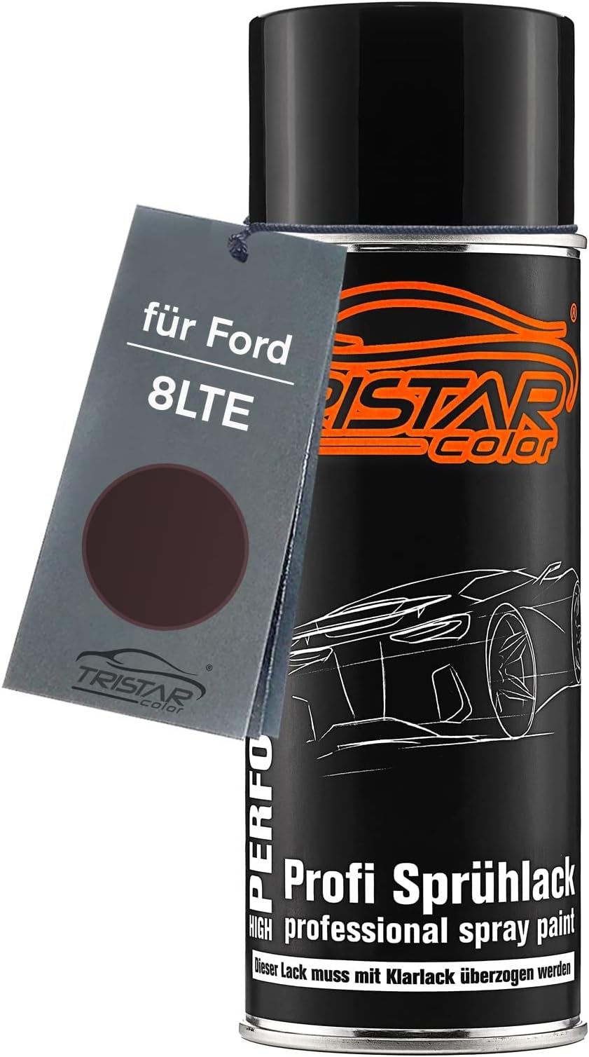 TRISTARcolorCar paint Spray can for Ford 8LTE Marron Cafe Perl Base coat spray can 400ml