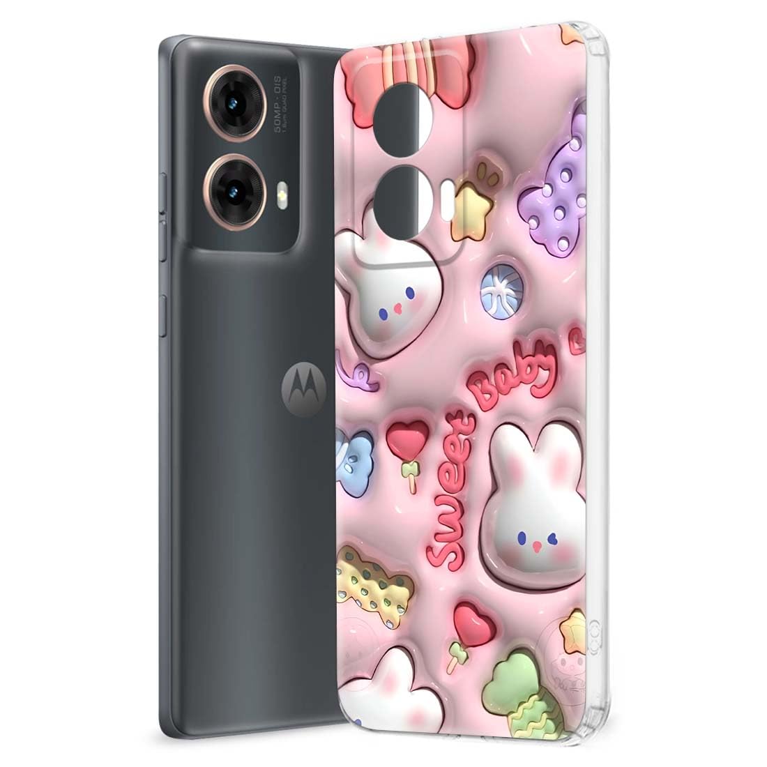 Fashionury Designer Soft Back Cover Case Compatible for Moto G85 5G, Printed,Transparent,Flexible, Silicon for Motorola G85 5G -D2149 (B0D9LFXB3N) Amazon Price History, Amazon Price Tracker
