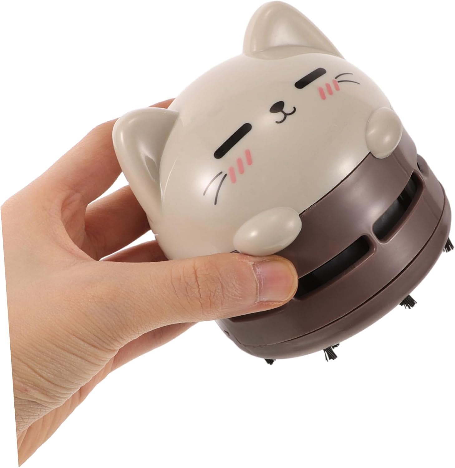 Cordless Mini Desk Vacuum Handheld Vacuum Cleaner for Dust Crumbs Compact and Portable Cat Pattern