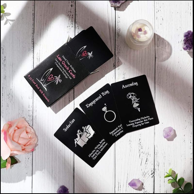 AYME Love Oracle Card, 54-Card Deck Oracle Cards Used for Fortune-Telling and Predicting The Future, Table Card Games Suitable for Parties (Style 33)