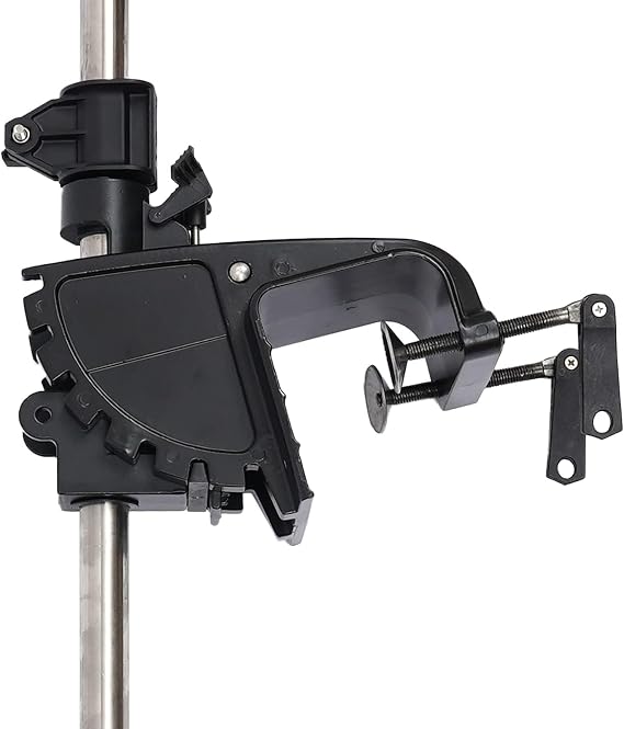 Electric 12V Trolling Motor - 7 Speed 45lbs Thrust Saltwater Transom Mounted Trolling Outboard Motors for Kayak, Jon Boat, Small Boat