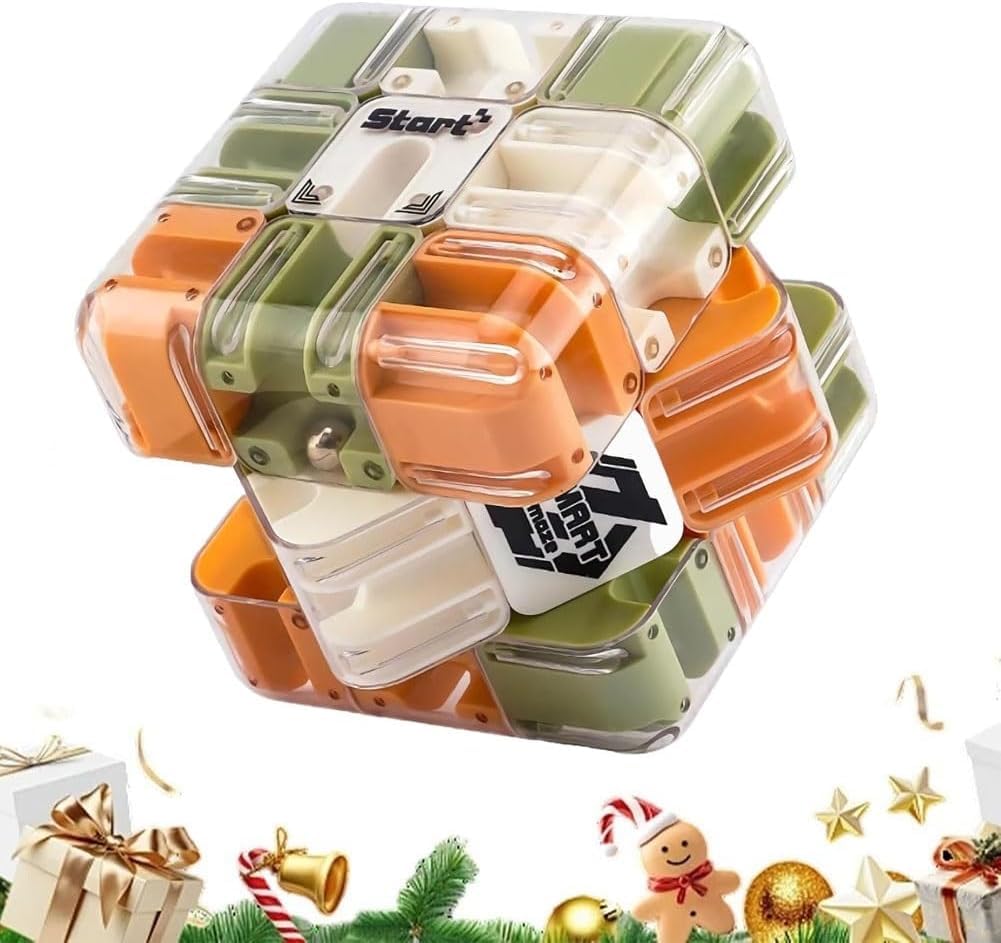 3D Maze Puzzle Ball for Adults, Large Labyrinth Cube for Logic Training & Stress Relief, Educational Brain Teaser Game for Spatial Awareness, Gift for Teens & Adults-image-49