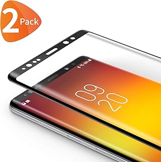 Bewahly Protector de Pantalla Samsung Galaxy Note 8, 3D Cobertura Completa Cristal Templado para Samsung Galaxy Note 8, 9H Alta Definicion sin Burbujas [2 Piezas]