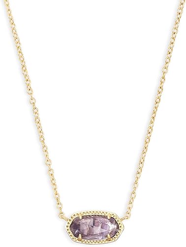 Miniatura 87 de Kendra Scott - Collar Elisa con dije para mujer, joyería de moda, chapado en oro de 14 quilates