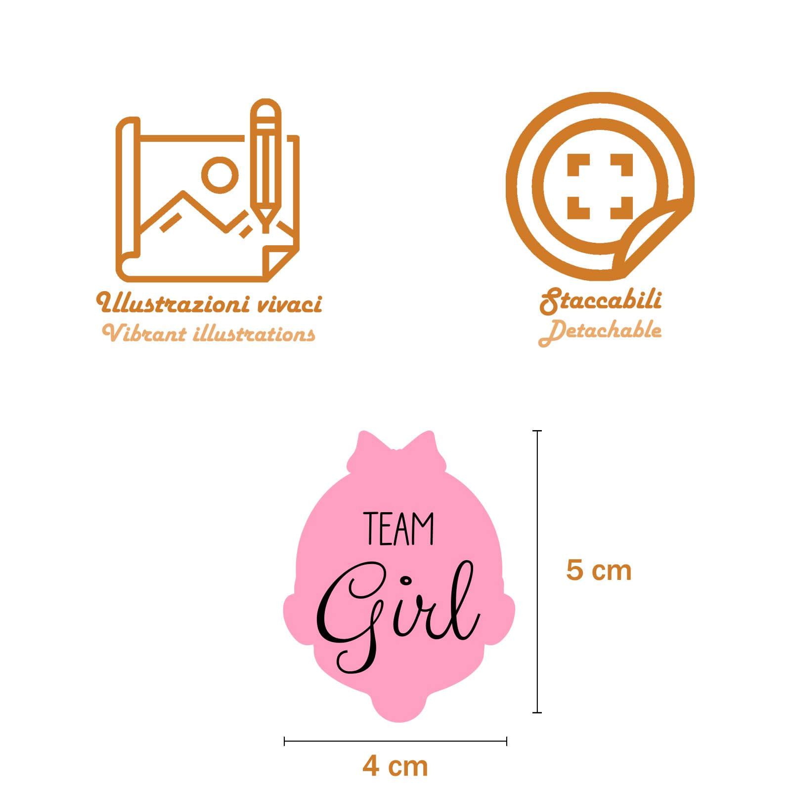 Gender Reveal Party Stickers, Baby Shower Boy or Girl Decorations, Baby Shower Gadgets Original Ideas - Image 4