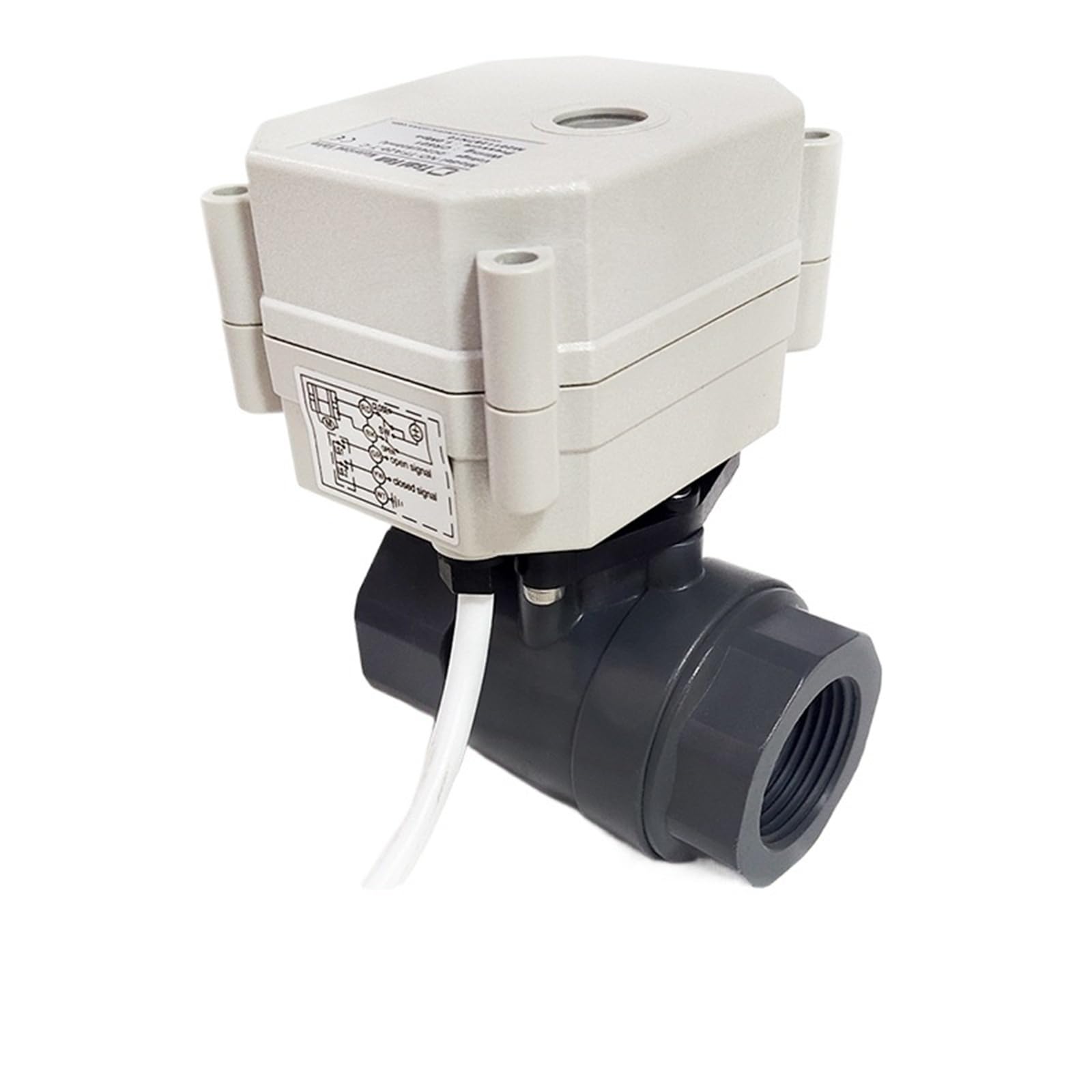 Vanne d'eau actionnée 3/4 po avec protection IP67 étanche