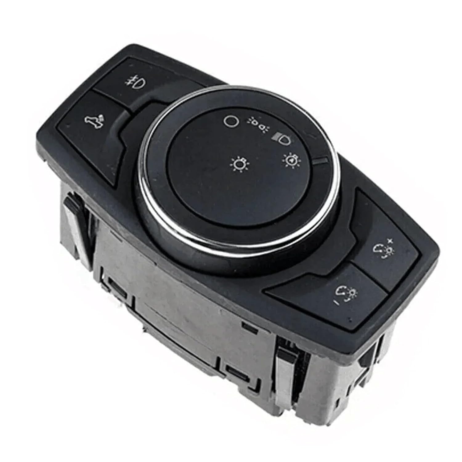 Headlight with Fog Lamp Control Switch Compatible with 2015 2016 2017 2018 2019 F150 OE# FL3T-13D061-BCW, FL3T13D061BCW