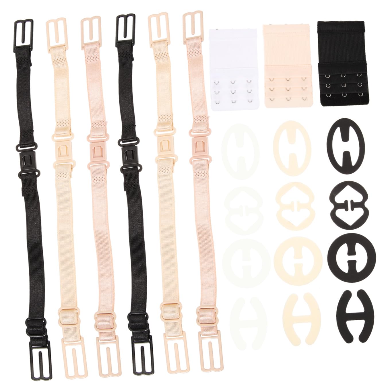 SOIMISS 5juegos Extensores y Clips De Sujetador Para Mujeres Juego Clips Antideslizantes Para Sujetadores Ajustables y Cómodos Perfectos Para Vestidos y Camisas