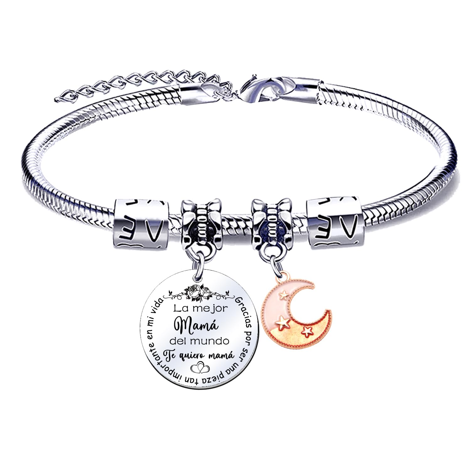 Pulsera para Mamá Pulsera Mamá personalizada día de la Madre Regalo original，pulsera mamá e hija Regalo de cumpleaños para mamá，Regalo para mi mamá de Navidad — view 14