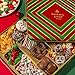 Bonnie and Pop's Holiday Tin- with Assorted Christmas Chocolate, Cookies, Pretzels – Festive, Corporate, Family, Gift Basket Idea for Men and Women (Extra Large)