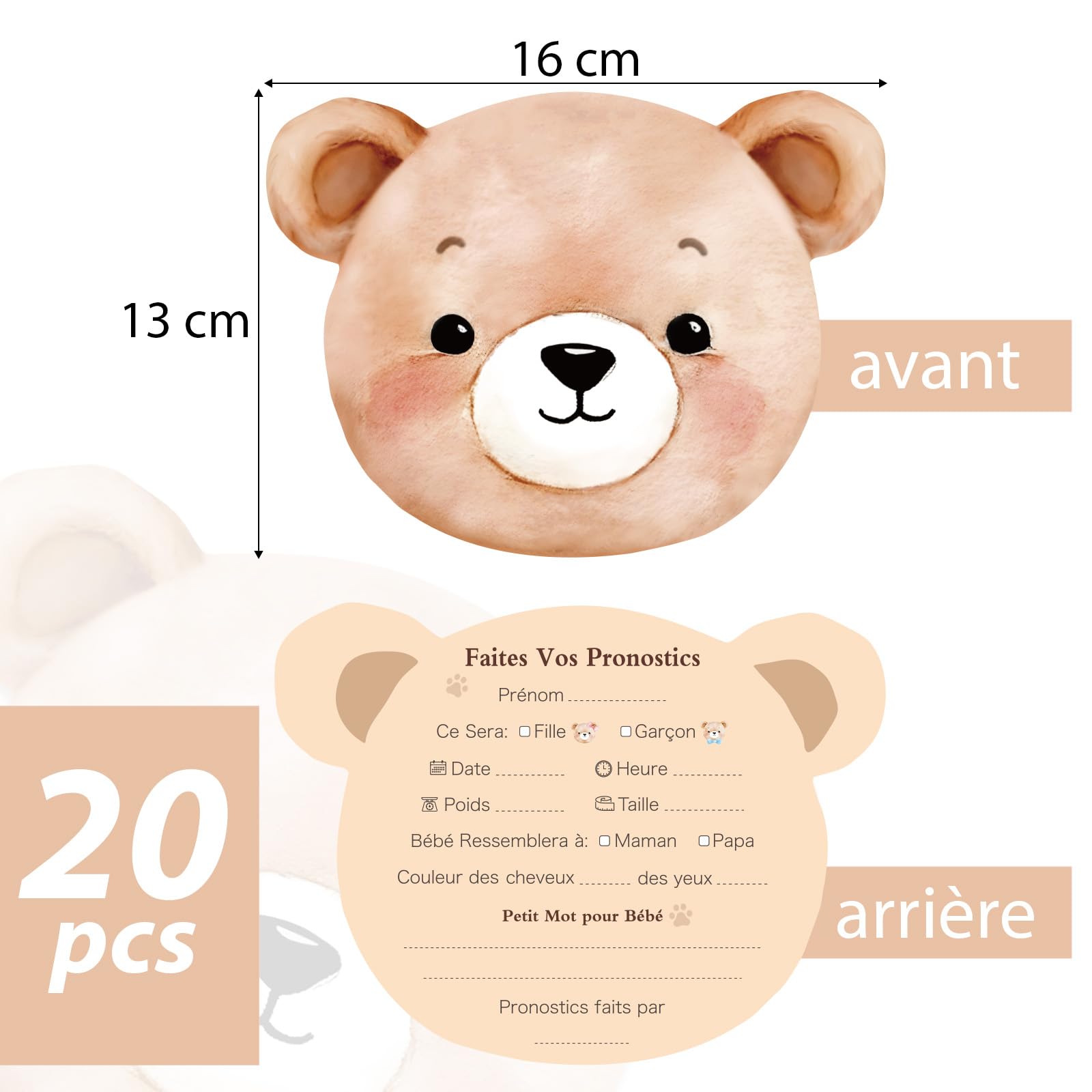 Central 23 Carta del nuova bambino - 'Happy Gender Reveal Day' - Baby Shower - Congratulazioni - Regalo per nuova mamma e papà - Presto per essere