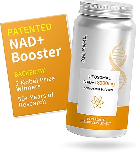 Miniatura 7 de Suplemento NAD+ de 600 mg con quercetina y resveratrol, potenciador liposomal de NAD para energía celular, apoyo antienvejecimiento, fórmula