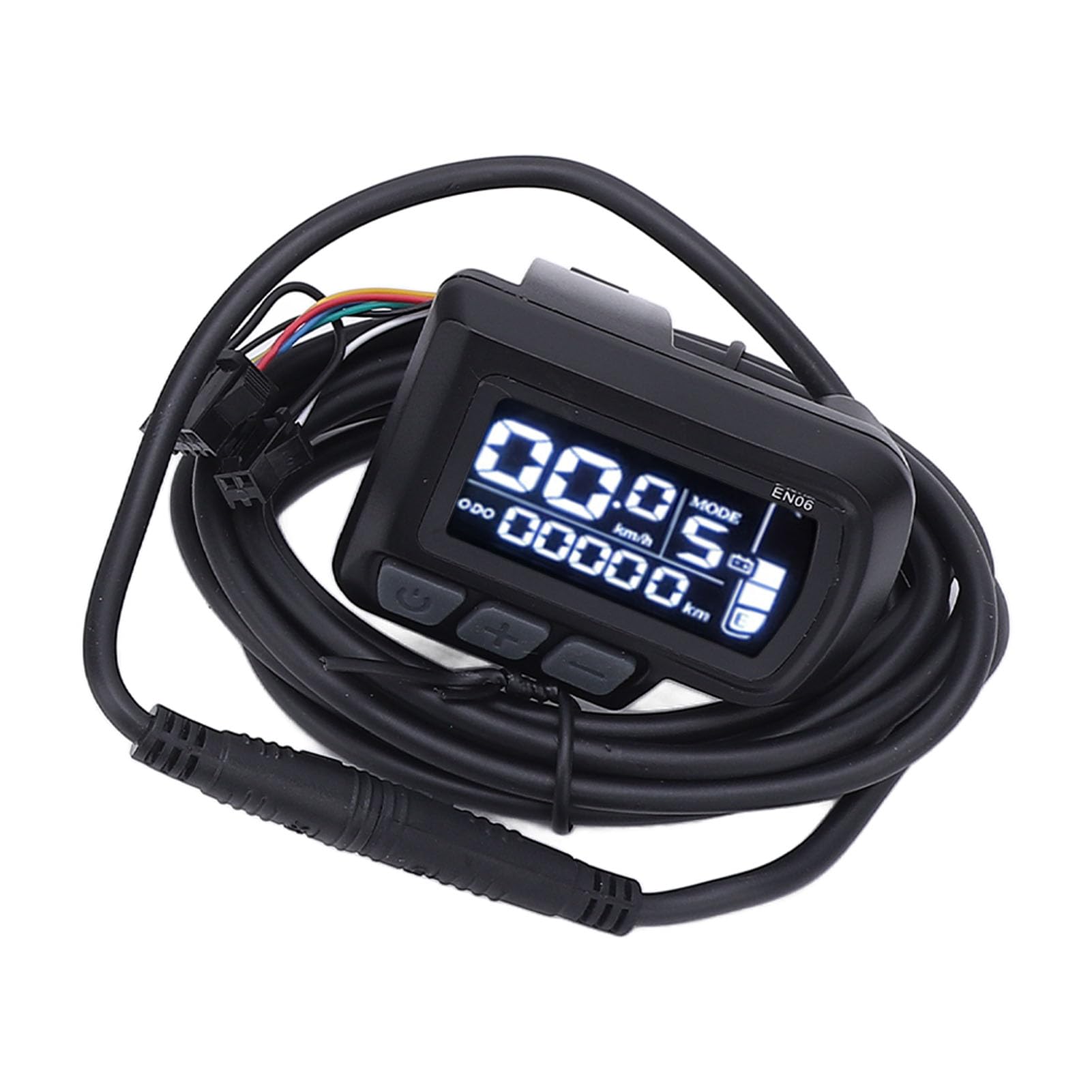 BuyWeek Kit de Controlador de Motor para Bicicleta Eléctrica, 36V 48V 60V 450W 500W Onda Sinusoidal con EN06 LCD Display