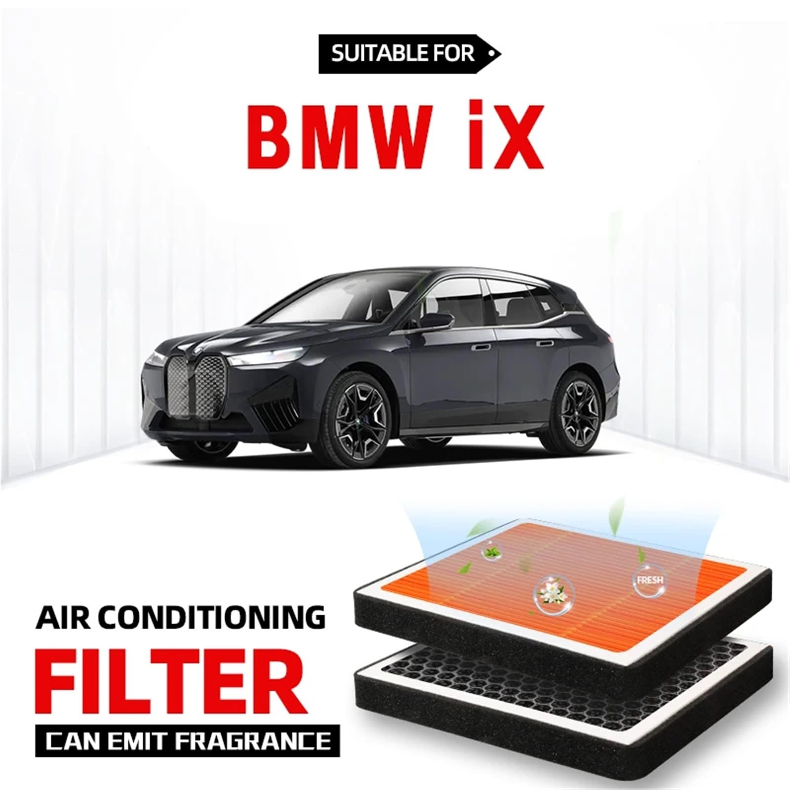Adatto Per BMW IX Filtro Abitacolo Filtro Aria Filtro Aria Condizionata A Carbone Attivo Con Fragranza Per Purificare L'aria Dell'abitacolo Dell'auto Filtro Abitacolo ai Carboni Attivi Filtro aria cab