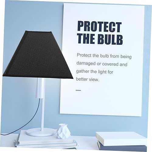 Miniatura 3 de Beaupretty Candelabros de tela con clip en la lámpara de araña de tela cuadrada para lámpara de mesa, lámpara de pared, sala de estar, dormitorio,