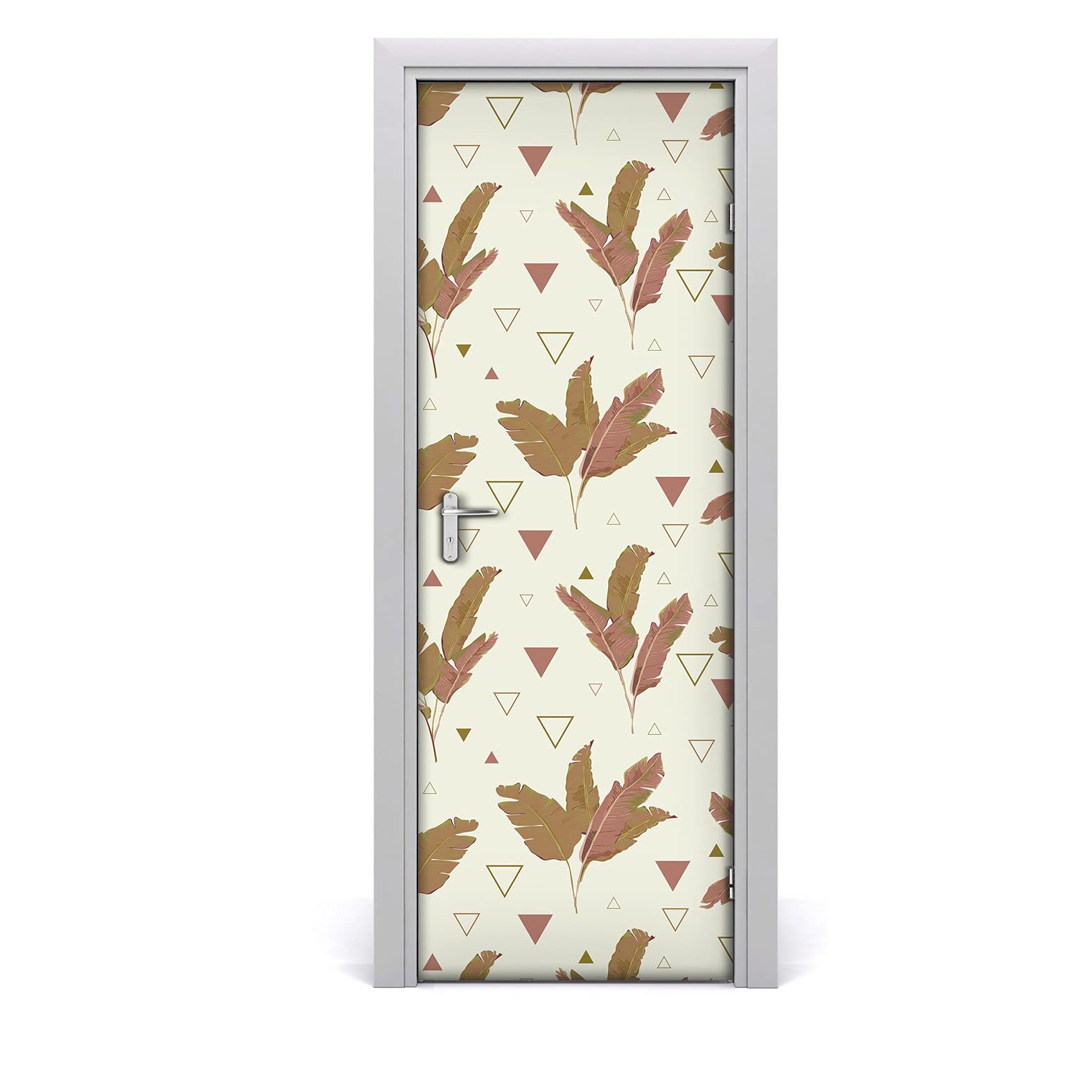 Etiqueta de la puerta 70x200 cm vinilo autoadhesivo impermeable de palmas