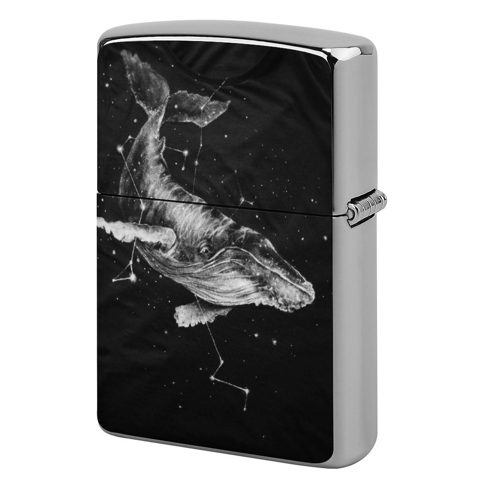 Amazon.co.jp: ジッポライターカバー 鯨 クジラ 星 Zippo兼用ケース 
