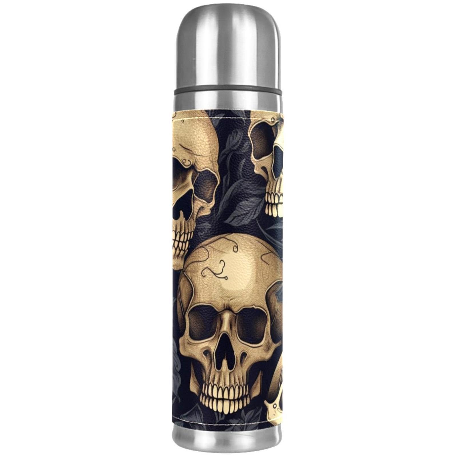 Bottiglia termica in acciaio inox a doppia parete 500 ml decoro con Messico | WD Lifestyle
