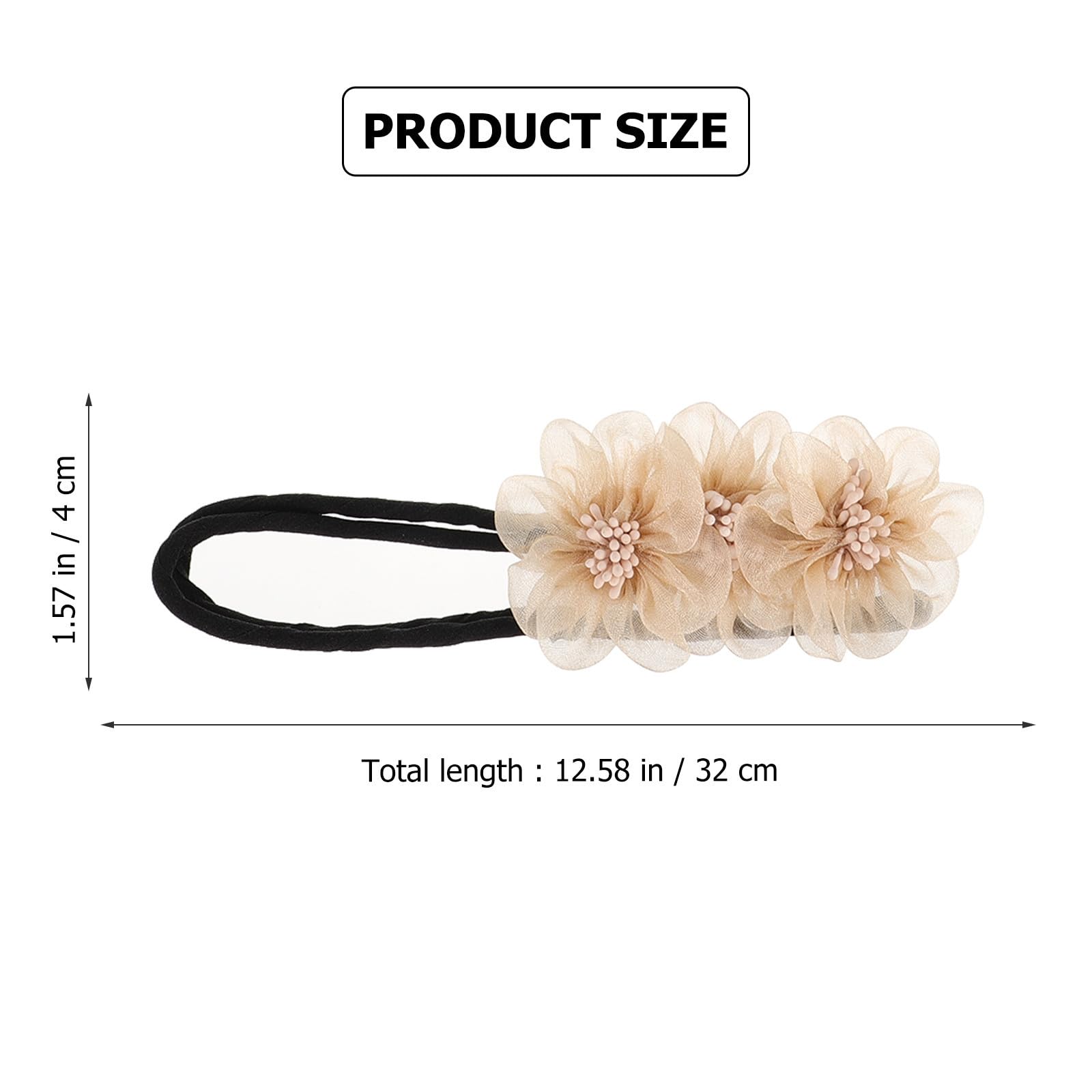 BESPORTBLE 48 Pièces Accessoire de Chignon Fleur pour Cheveux, Coiffure