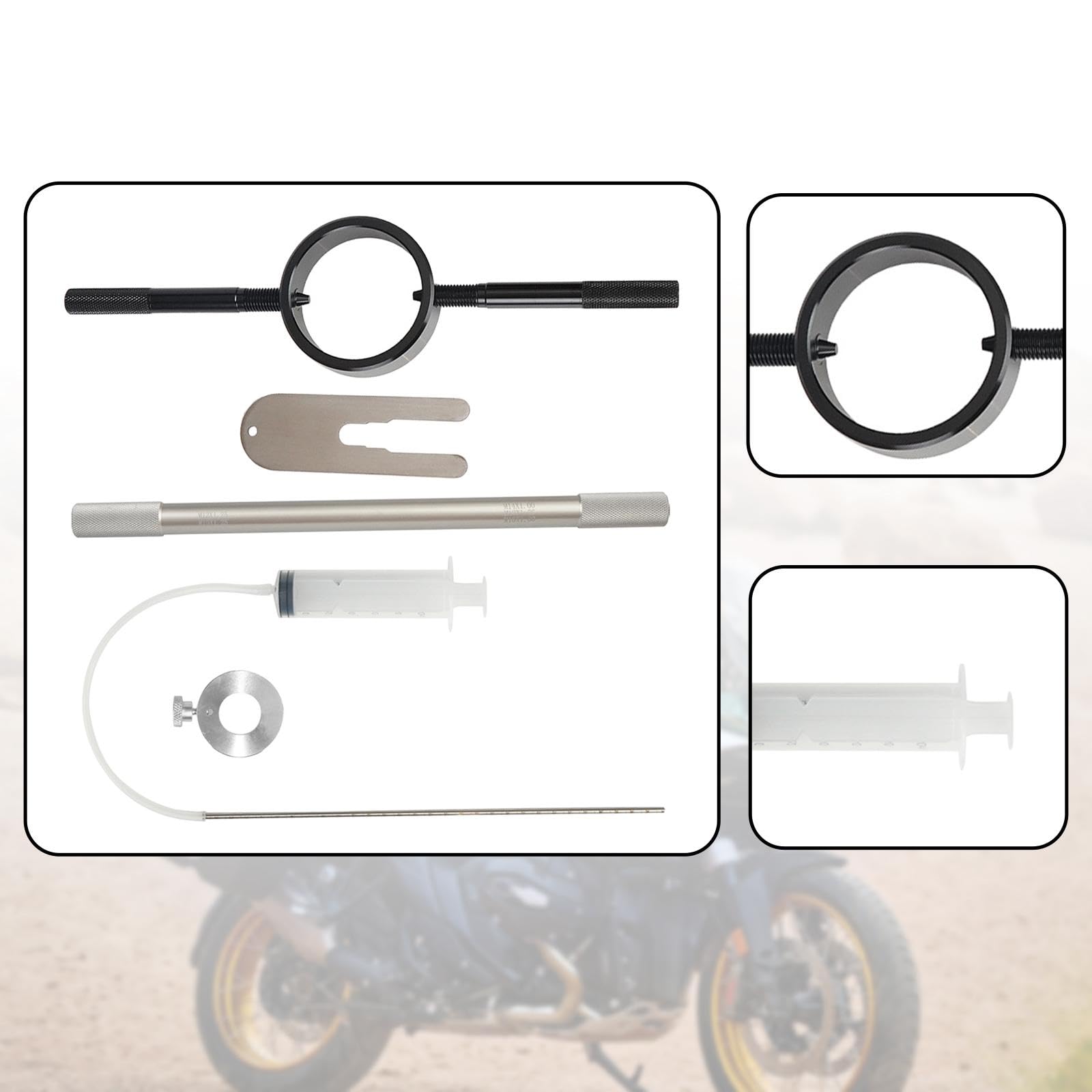 perfk Set di Strumenti per La Manutenzione della Forcella per Forcelle di Motociclette