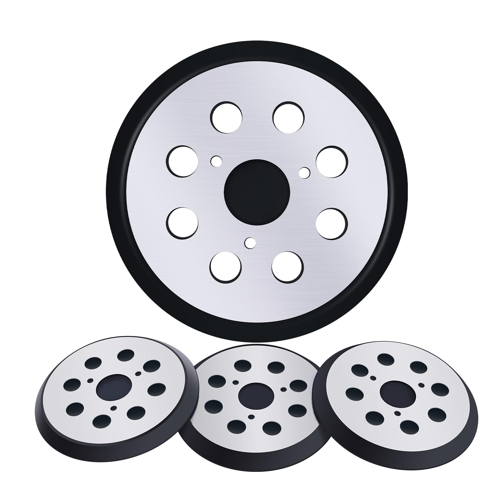 Almohadillas de repuesto para lijadora orbital Dewalt, 5 pulgadas, 8 agujeros, almohadillas de velcro de repuesto para lijadora orbital aleatoria DeWalt DW420 DW421 DW422 DW423 DW426 D26451 (paquete