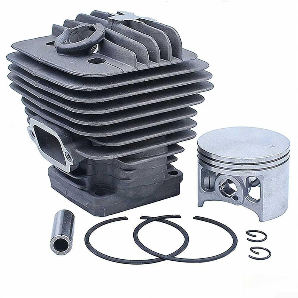 Kit di ricambio per cilindro a foro grande da 56 mm, compatibile con motosega MS660 e 066, include clip a molla collettore di aspirazione e dadi a barra