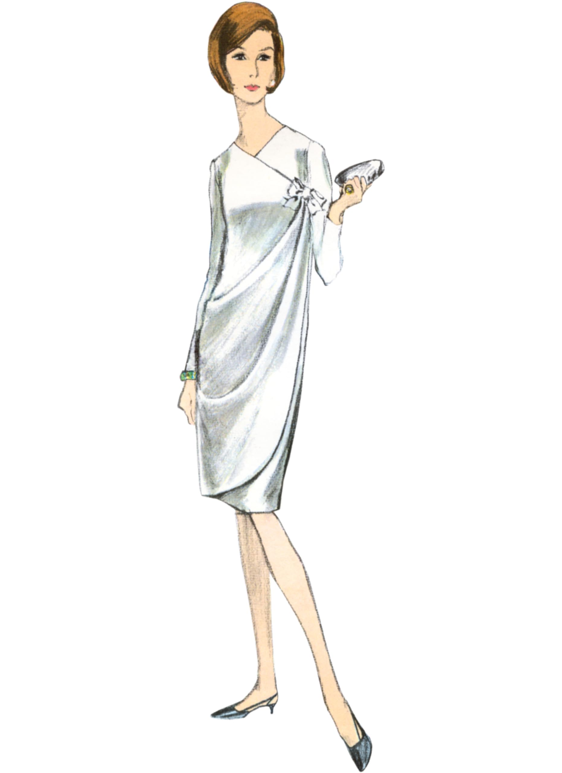 Amazon.com: Vogue Misses' Vintage 1965 Evening Dresses Sewing Pattern  Packet, Sizes 18-20-22-24-26, Multicolor : Arts, Crafts & Sewing