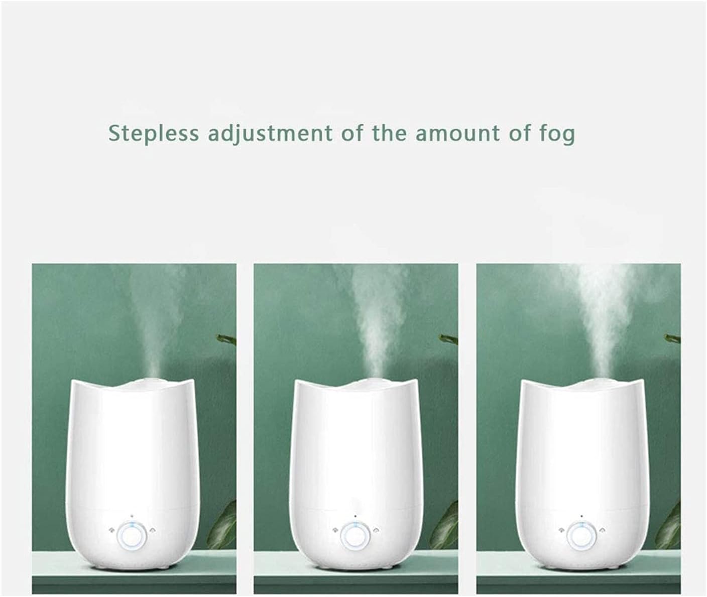 Humidifier with 28 Decibels Safety Protection Adjustable Mist Easy to Clean Material Tank with 4.5 Liter Capacity