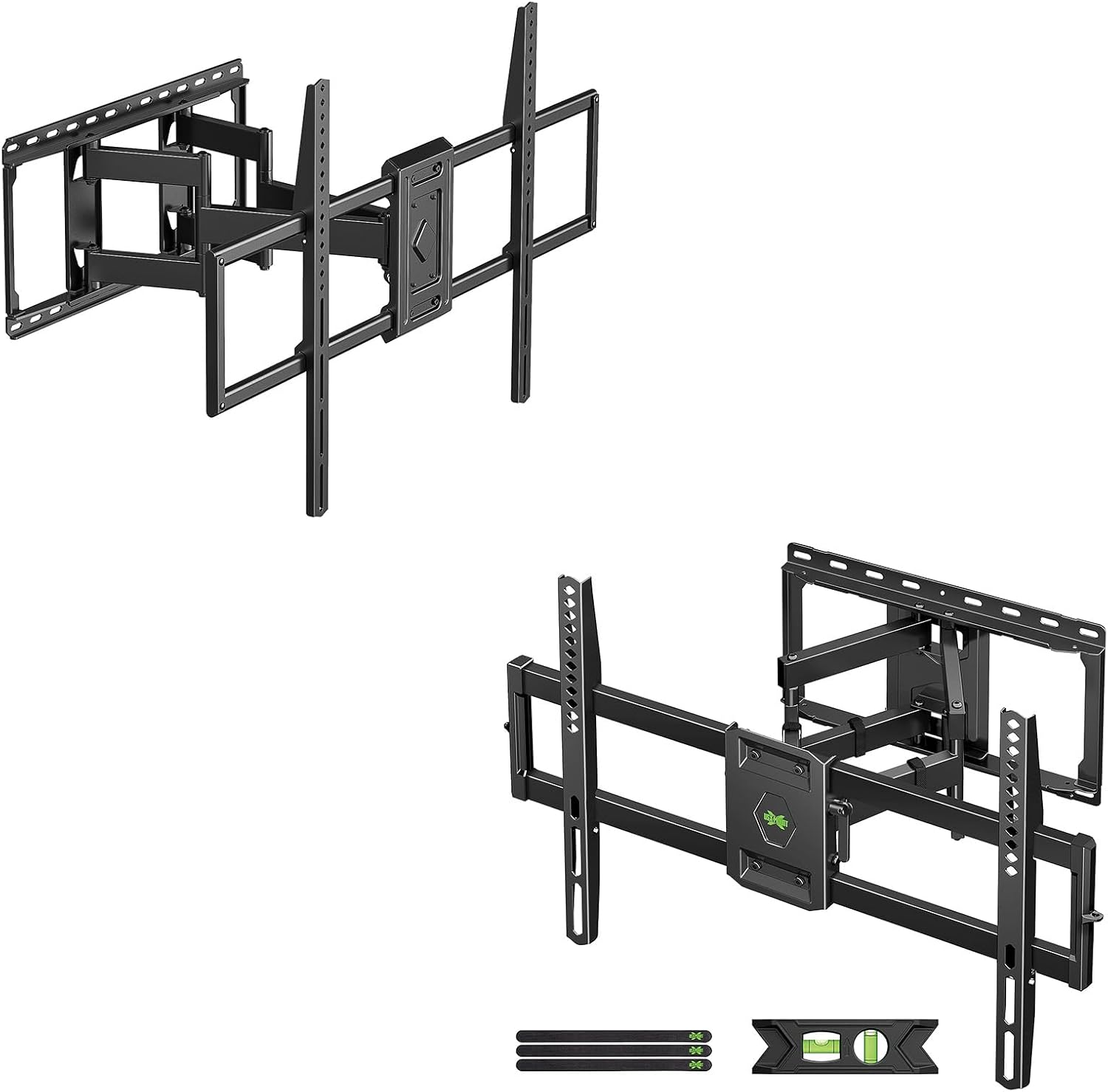USX Mount Full Motion TV Wall Mount for Most 42-90 inch&Heavy Duty Full Motion TV Wall Mount for 60-120 Inch TVs