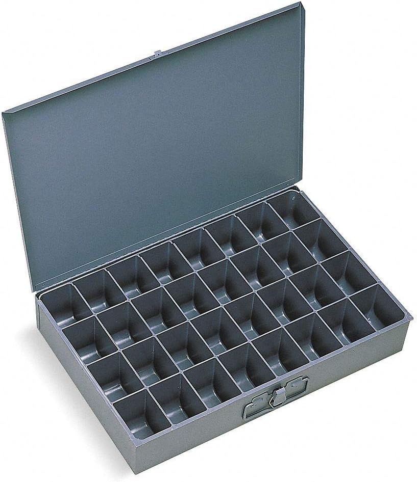 DURHAM 107-95-D935 Compartment Box, 12 In D, 18 In W, 3 In H